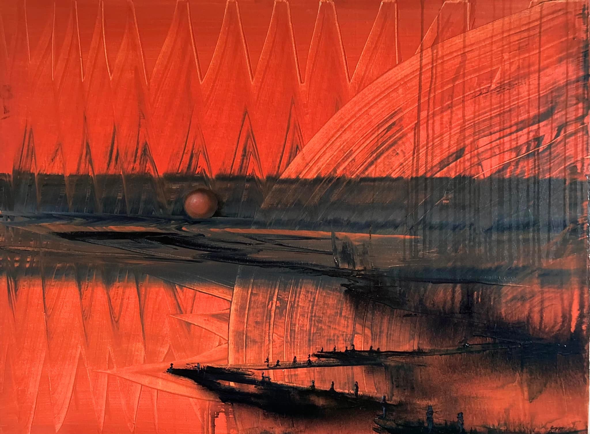 Oil on canvas — untitled — Details 1