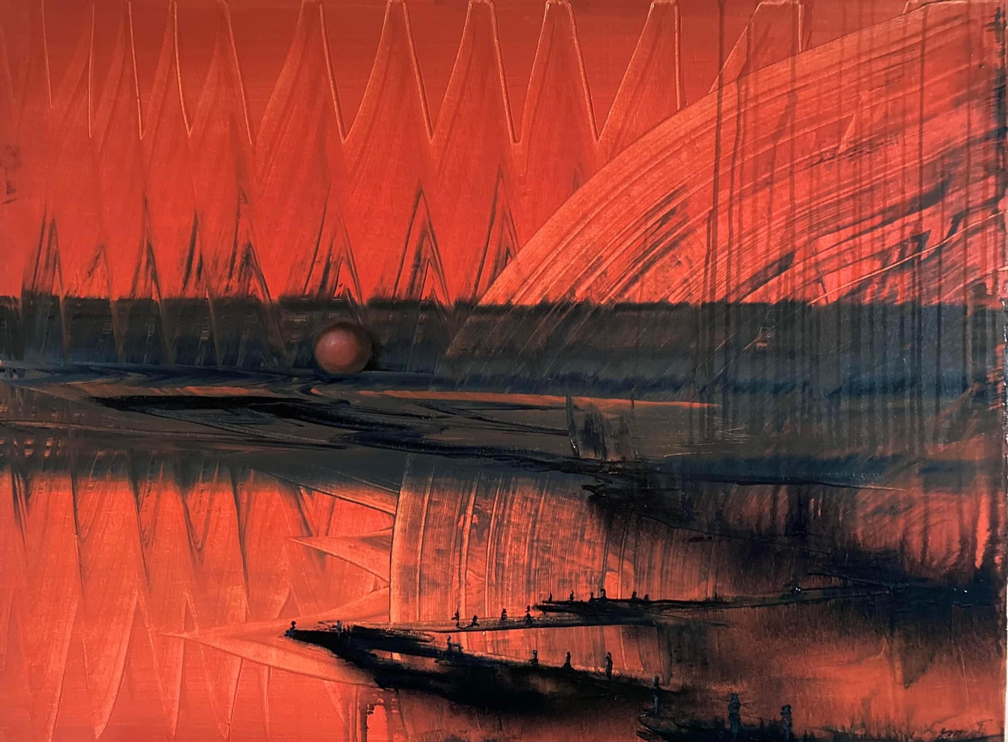 Oil on canvas — untitled — Details 2