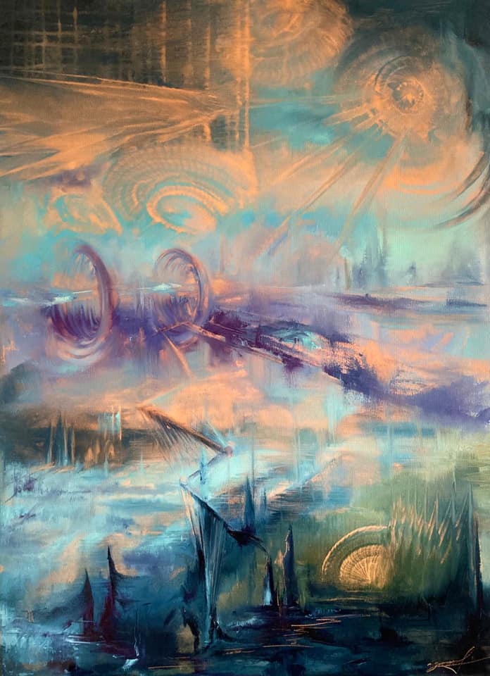 Oil on canvas — untitled — Details 1