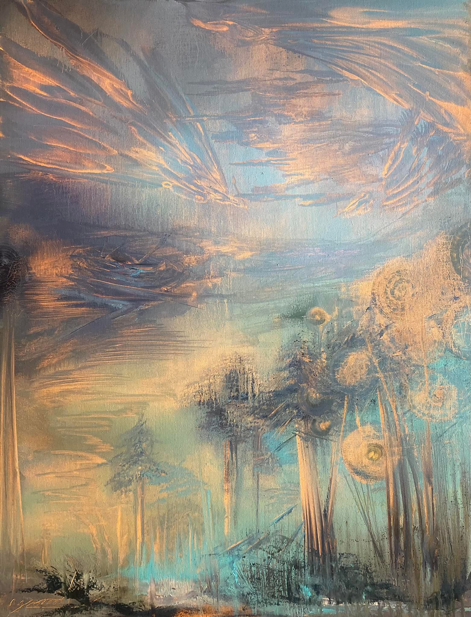 Oil on canvas — untitled — Details 1