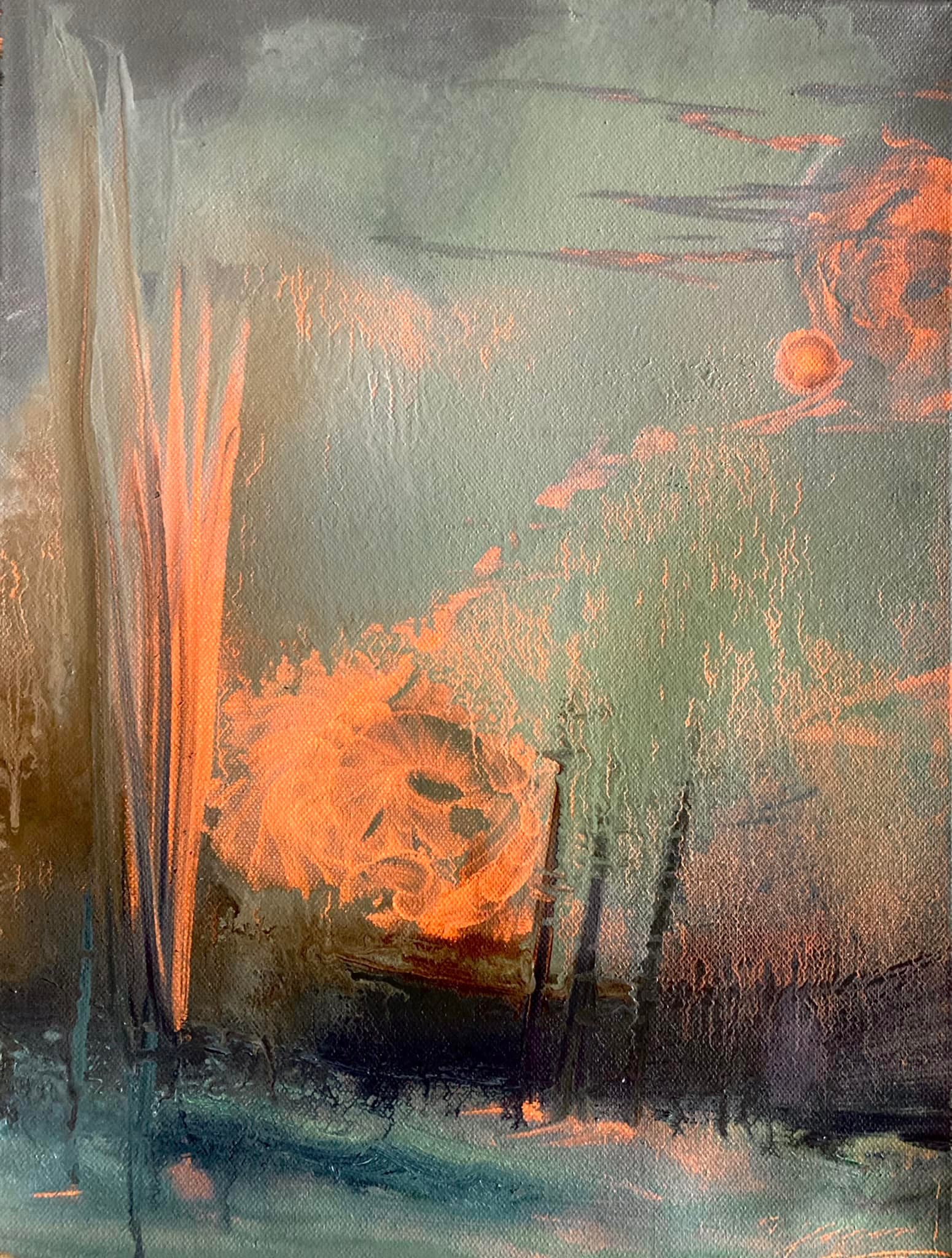 Oil on canvas — untitled — Details 1